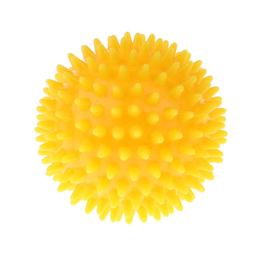 Yoga Ball Fitness Exercise BalanceTool Stepping Feet Massage Ball Yellow
