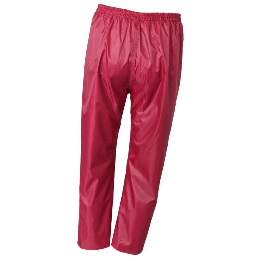 Waterproof Rain Over Trousers Camping Fishing Outdoor Rain Pants Breathable
