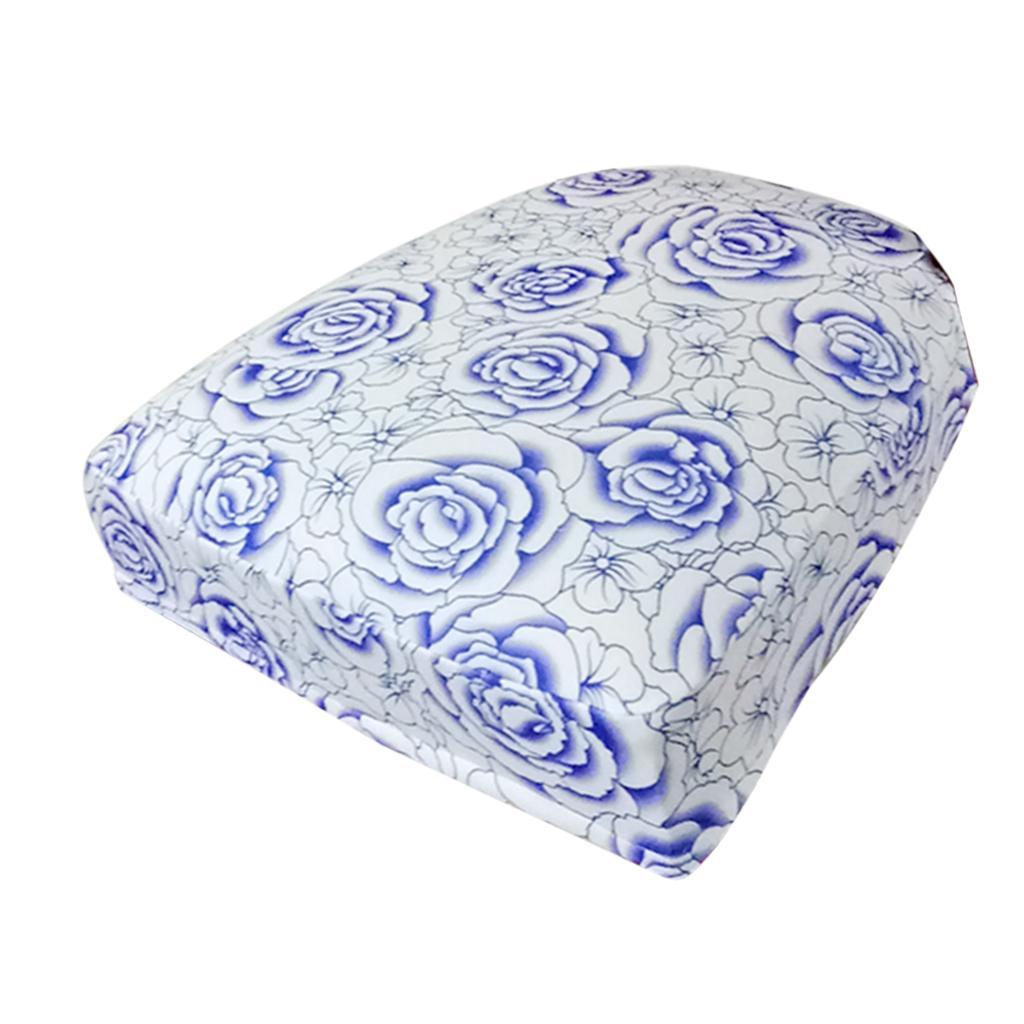 Chair Seat Covers Anti-Dust Stretch Upholstered Kitchen Stool Seat Slipcover