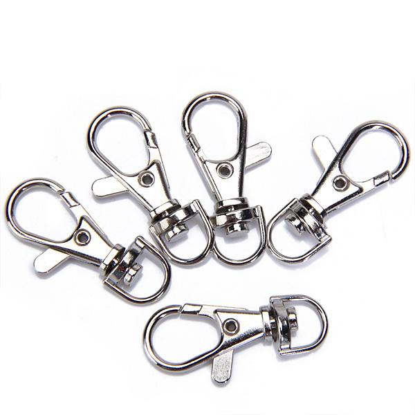 5pcs 5/16 Inch Swivel Trigger Snap Hooks Silver