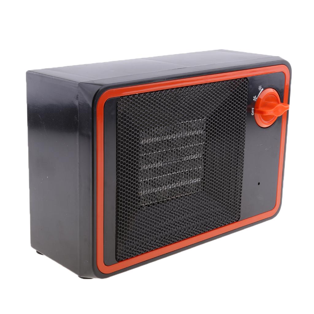 Truck 24V 350W Defroster Demister Heater Cooler Cooling Blower Fan Portable