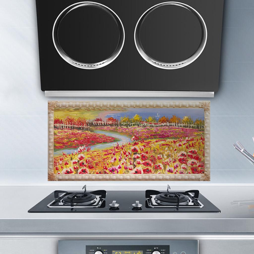 Self-adhesive Waterproof Anti Oil Wall Sticker Tile Decal Kitchen 40x80m #1