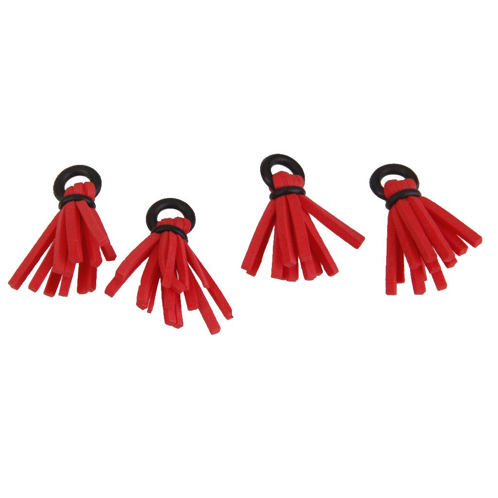 4pcs Float Foam Strike Indicator Fly Fishing Accessories - Red