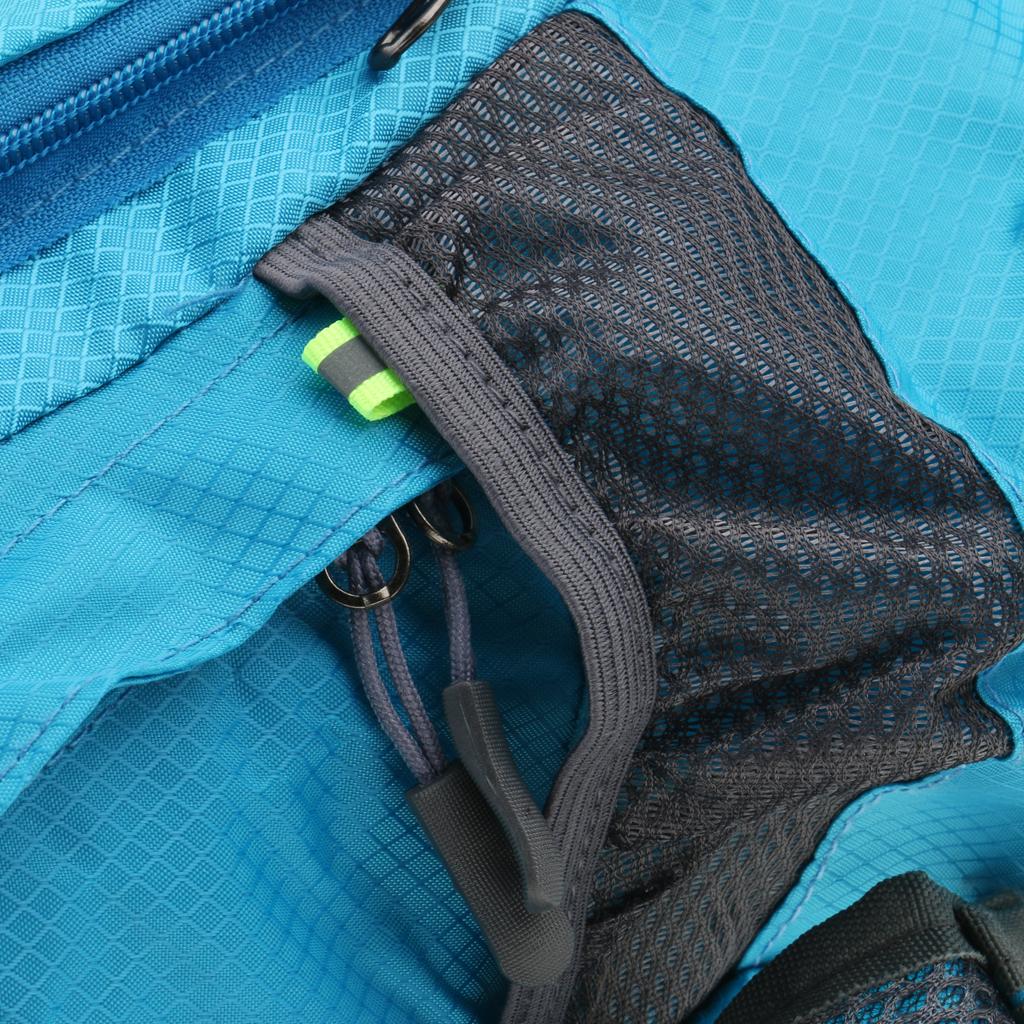 Unisex Foldable Ultra Lightweight Backpack Hiking Camping Rucksack 20L Blue
