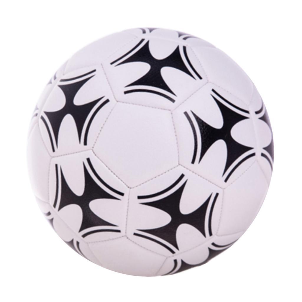 1 Pieces Black White Classics Soccer Ball Size 4 Standard Playing Football Training Equipment