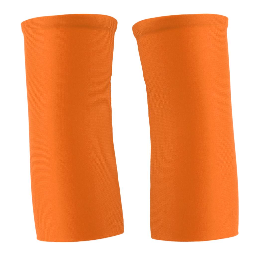 Sport Arm Compression Sleeve Elbow Protector Support Brace Orange