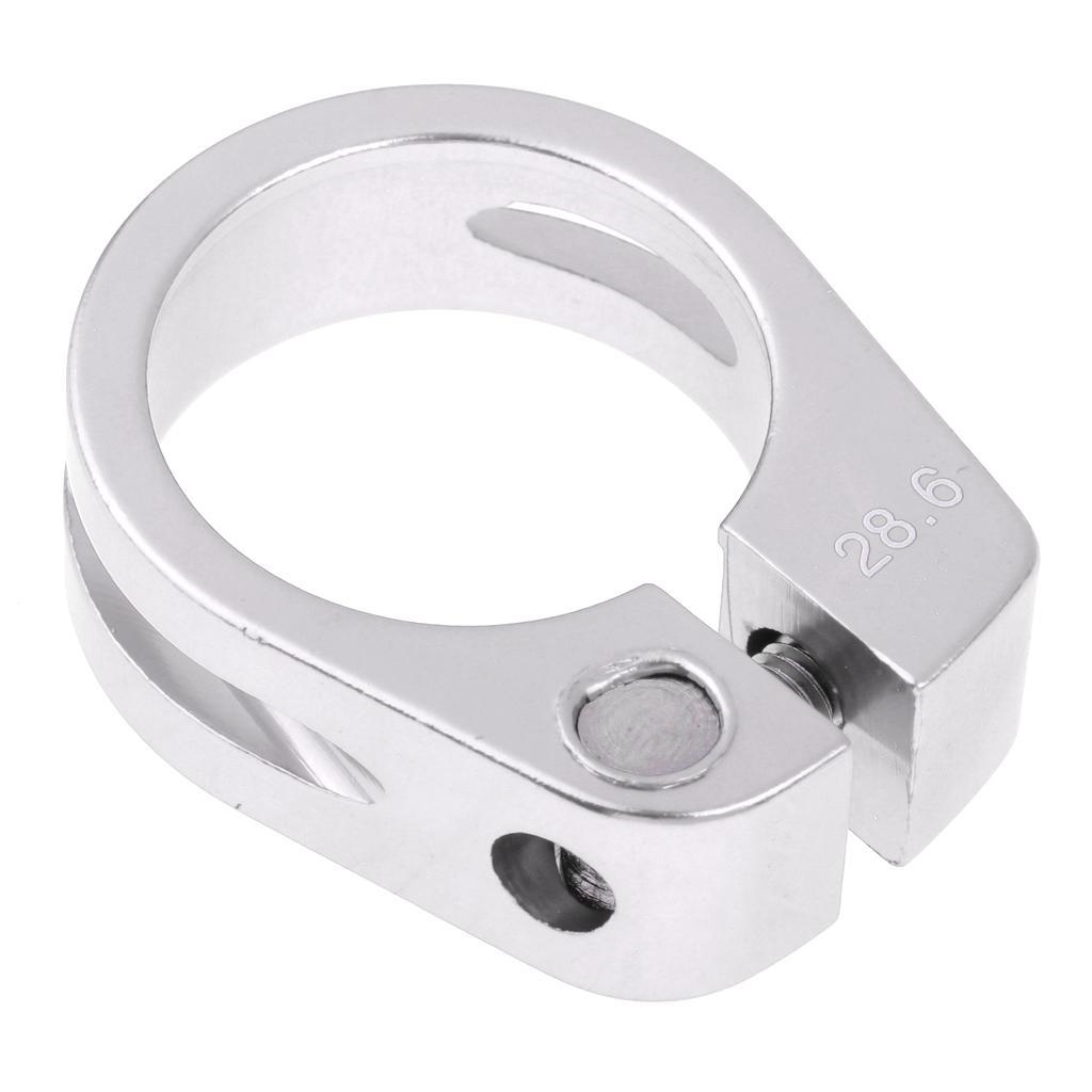 Alloy Seat Post Clamp 28.6//30mm Seatpost Saddle Tube Clip for Kids Bikes