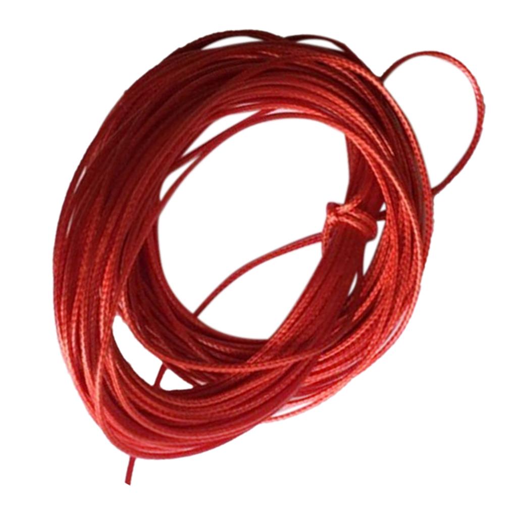 10M Wax Nylon String Rope for DIY Bracelet Neckace Making 1mm Red