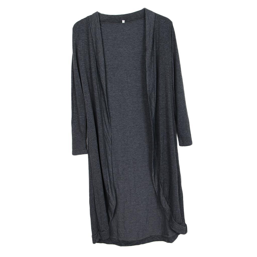 Women/'s Summer Long Open Front Cardigans Long Sleeve Lightweight Sweaters