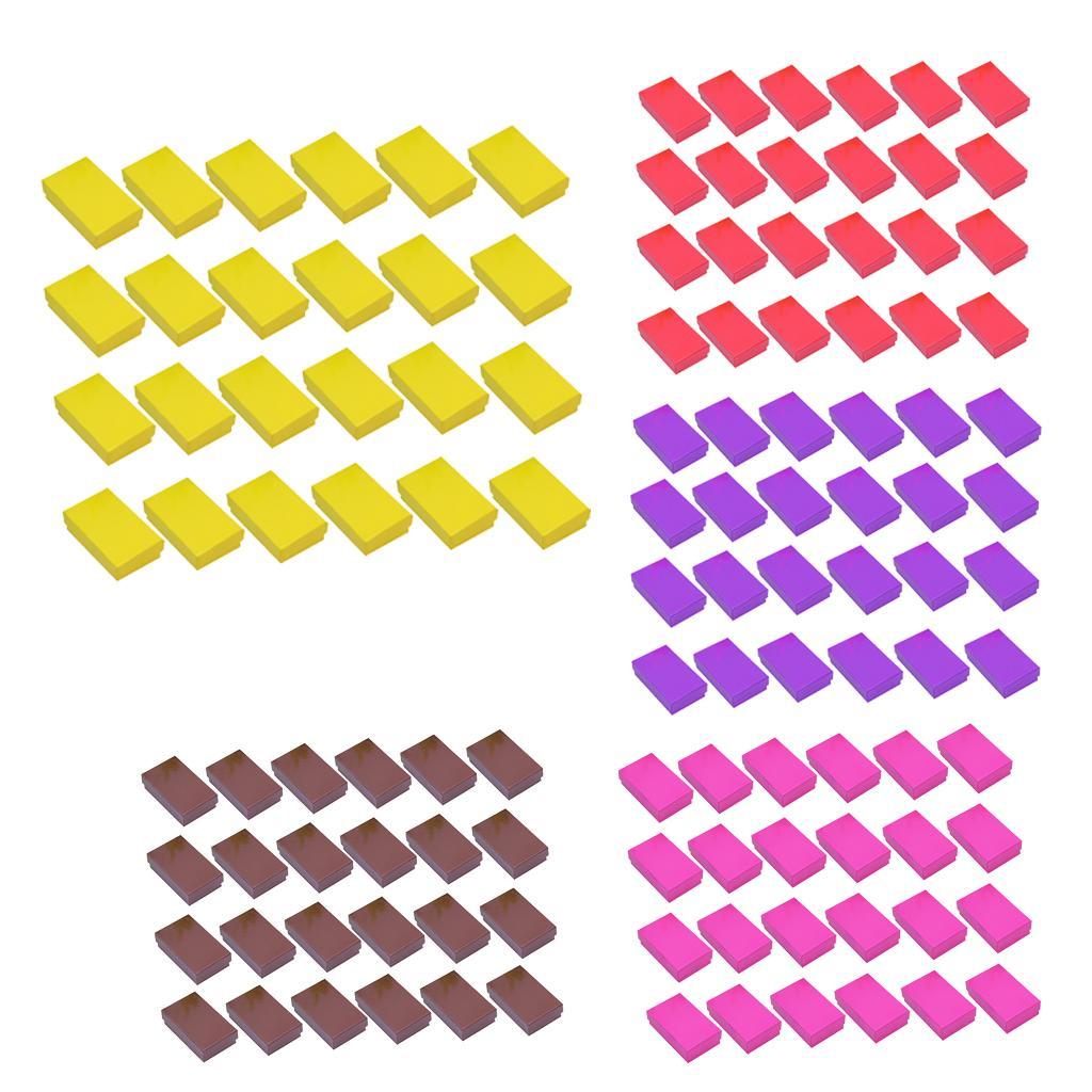 24 x Karton Schatulle Schatzkästchen Papier Schmuckschatulle DIY Handwerk