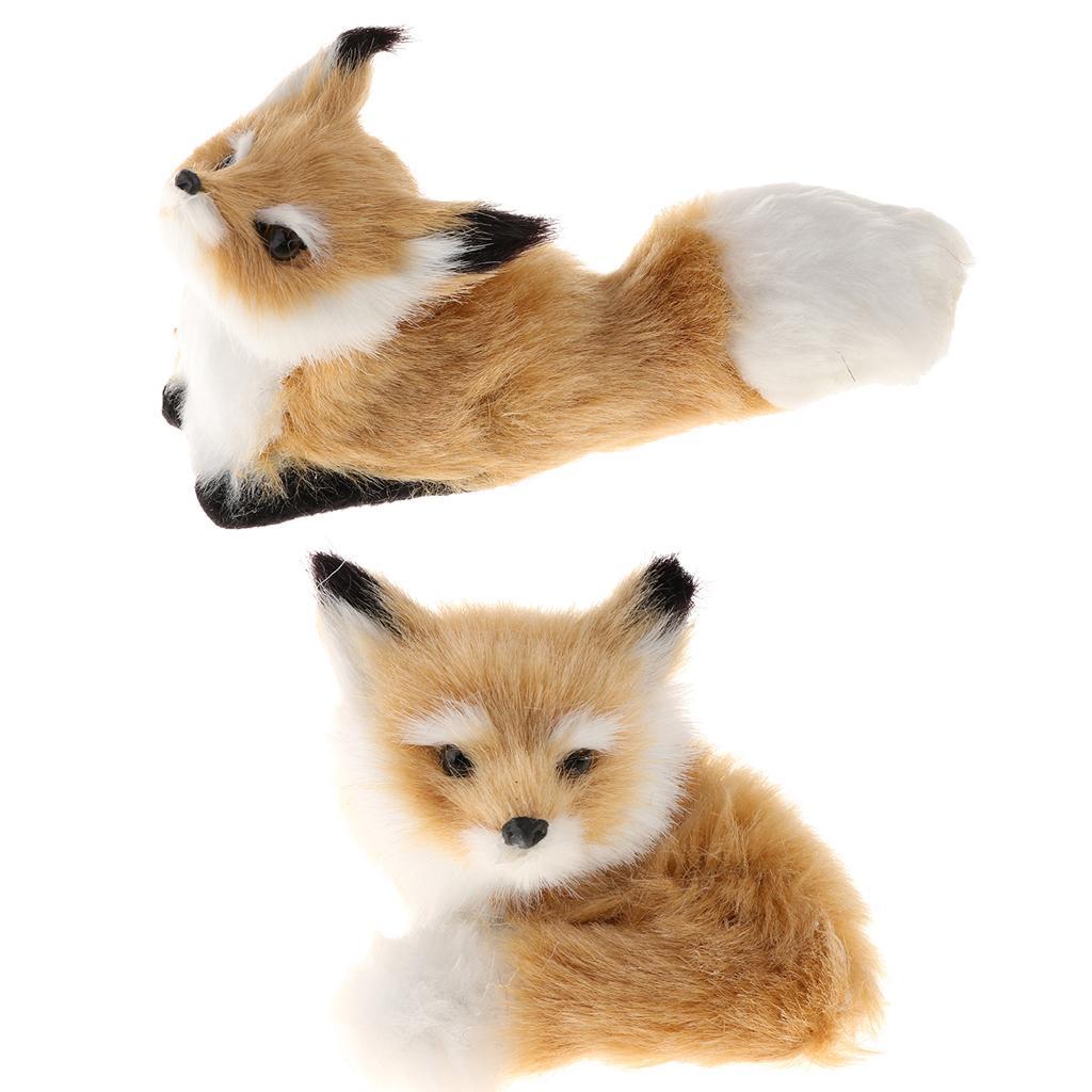 Simulation Brown Animal Plüschtier Mit Kunstfell Bequemes Kissen