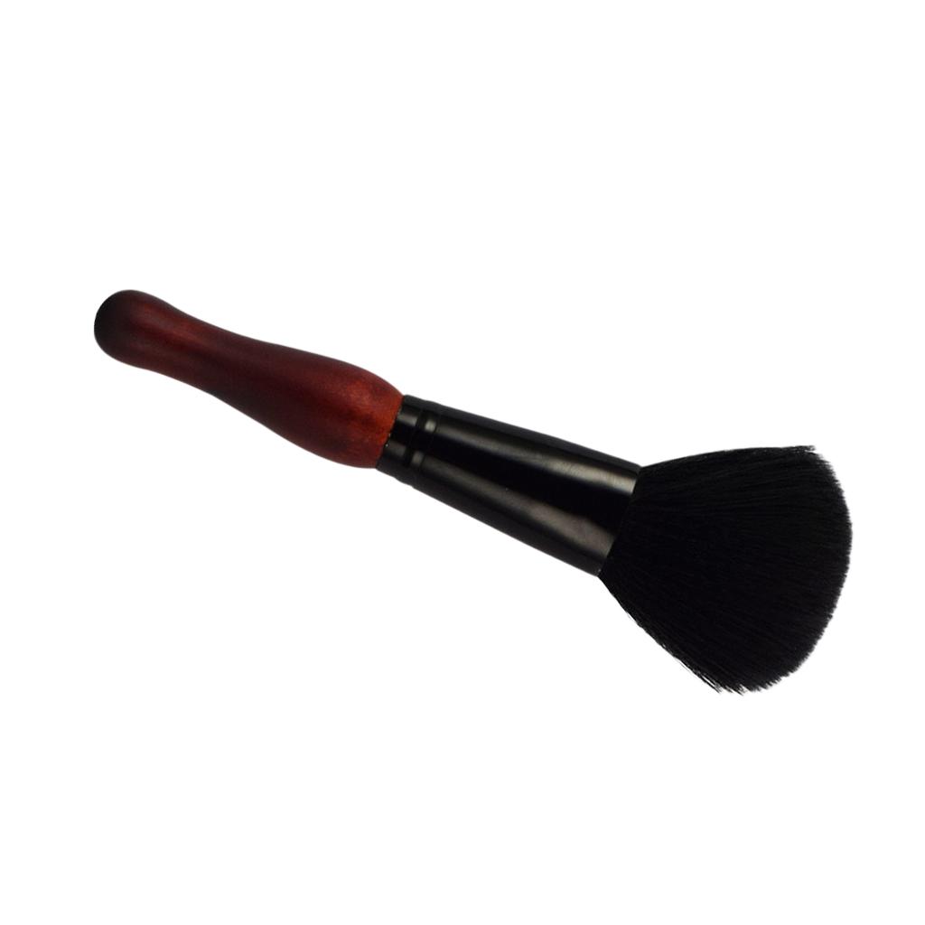 Wooden Makeup Blush Brush Loose Powder Foundation Highlight Blending Brush