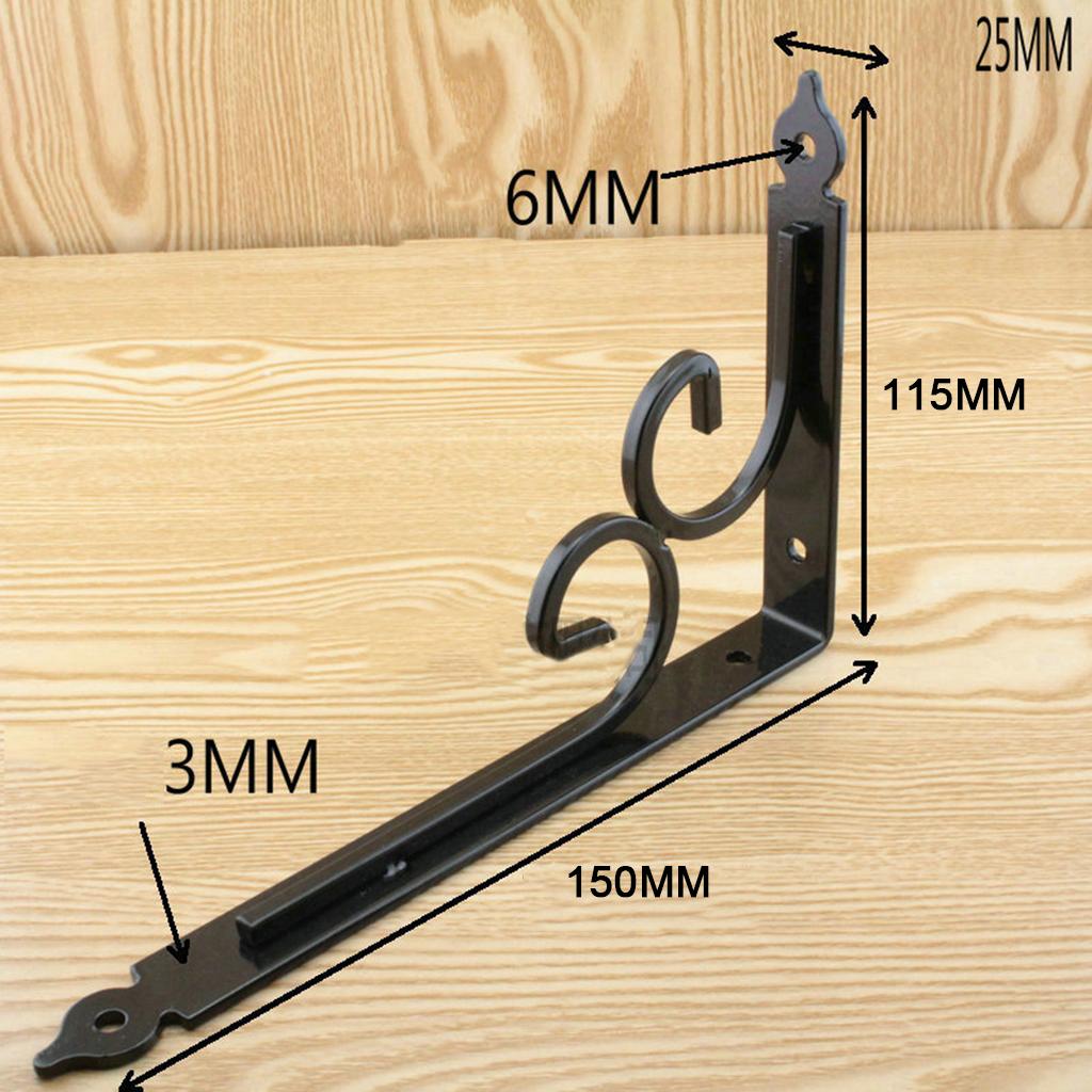 Wall Shelf Bracket Heavy Duty Supporter L Shaped Angle Bracket 15x11cm