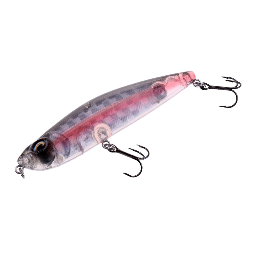 Details about   EVA Minnow Fishing Lure 9.1cm Artificial Baits Bassbaits Wobblers with Hooks 