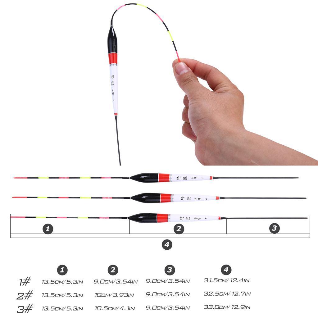 Leuchtende elektronische Schwimmer Nacht Angeln Bobbers Angelgerät
