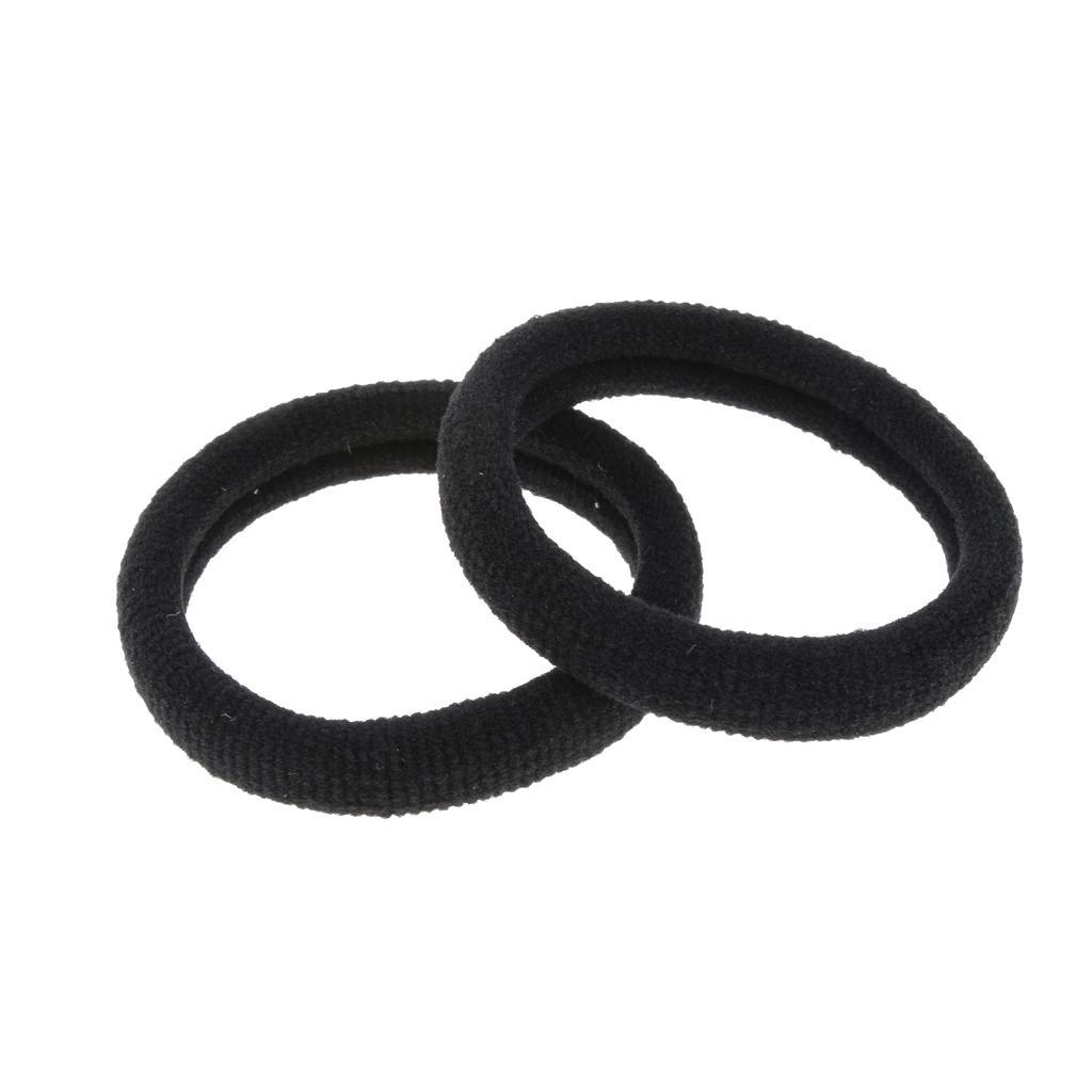 24Pcs Girls No-Damage Elastic Hairband Rope Tiny Ponytail Holder Mixed Color