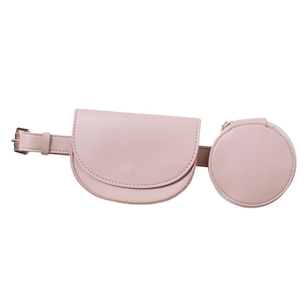 Female Girls Simple Fanny Pack Belt Bag Bumbag Waist Bag Phone Coin Wallet