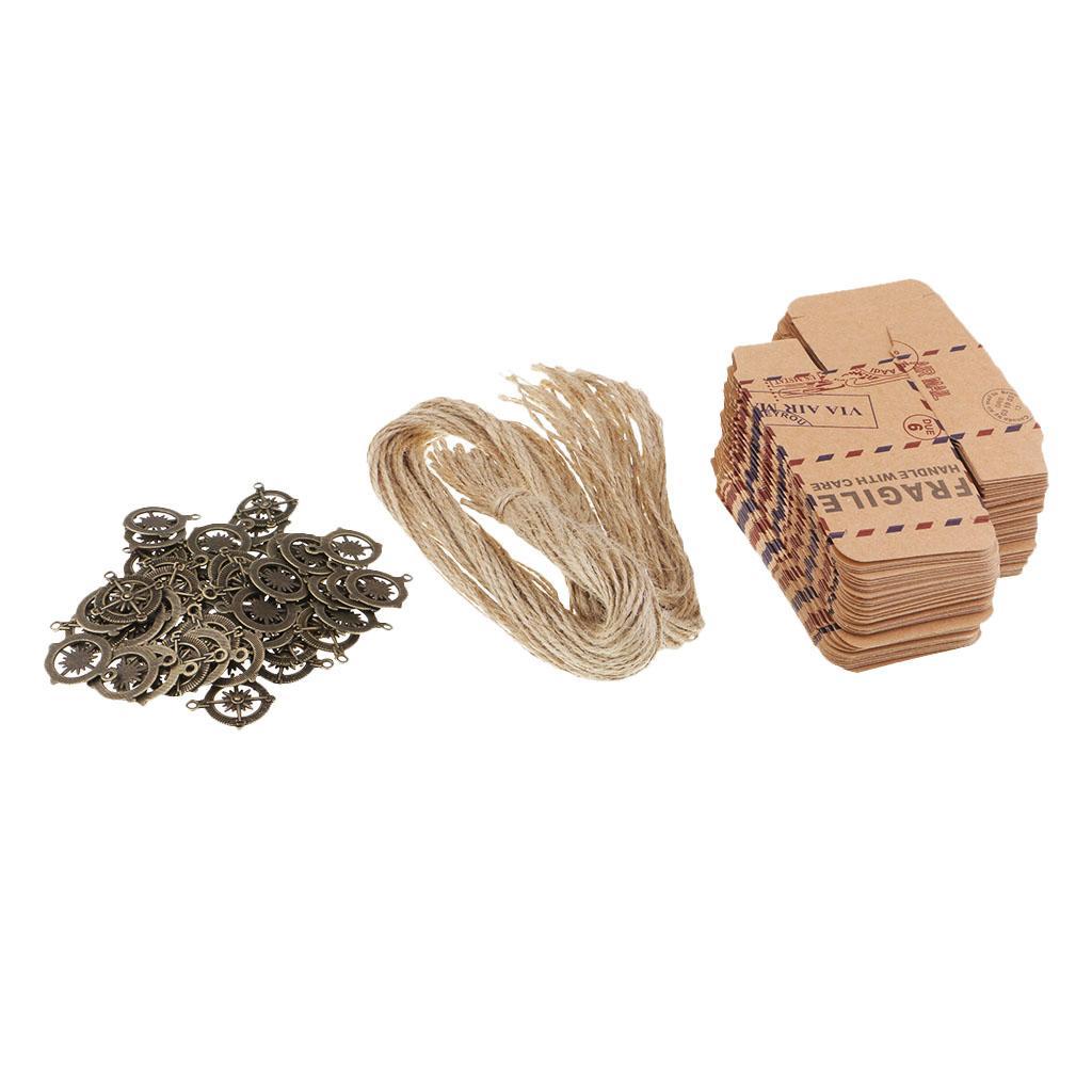 50 Stück Geschenk Boxen Gastgeschenk Gift Tags Papieretiketten Hochzeit