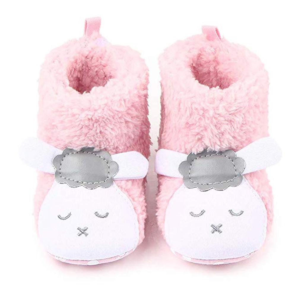 Nettes neugeborenes Baby Jungen Winter warme Schuhe weiche Vlies Stiefel