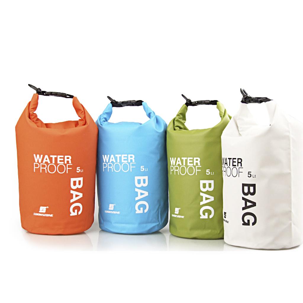 Waterproof Dry Bag Sack Pouch Kayaking Camping Rafting Floating 5L Blue