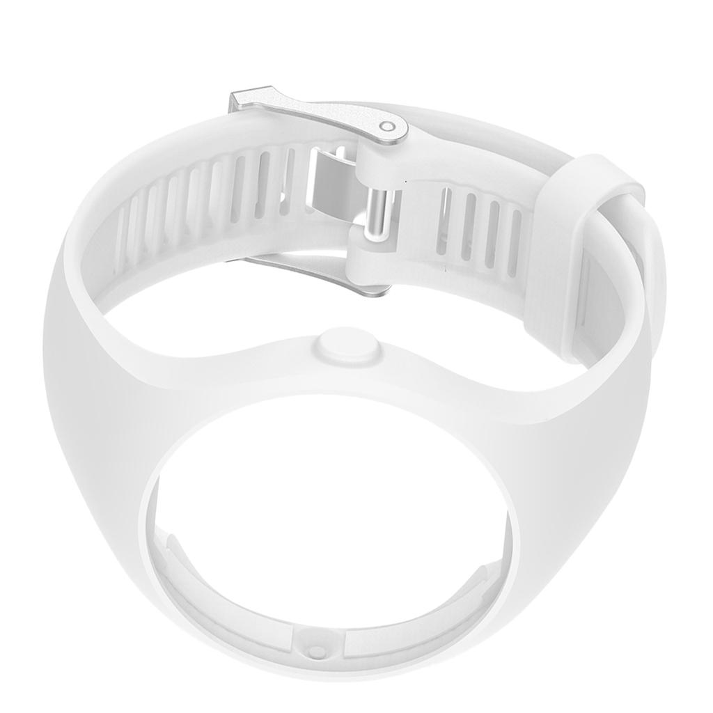 Silicone Gel Wrist Band Replacement Strap for Polar M200 Smart Watch White