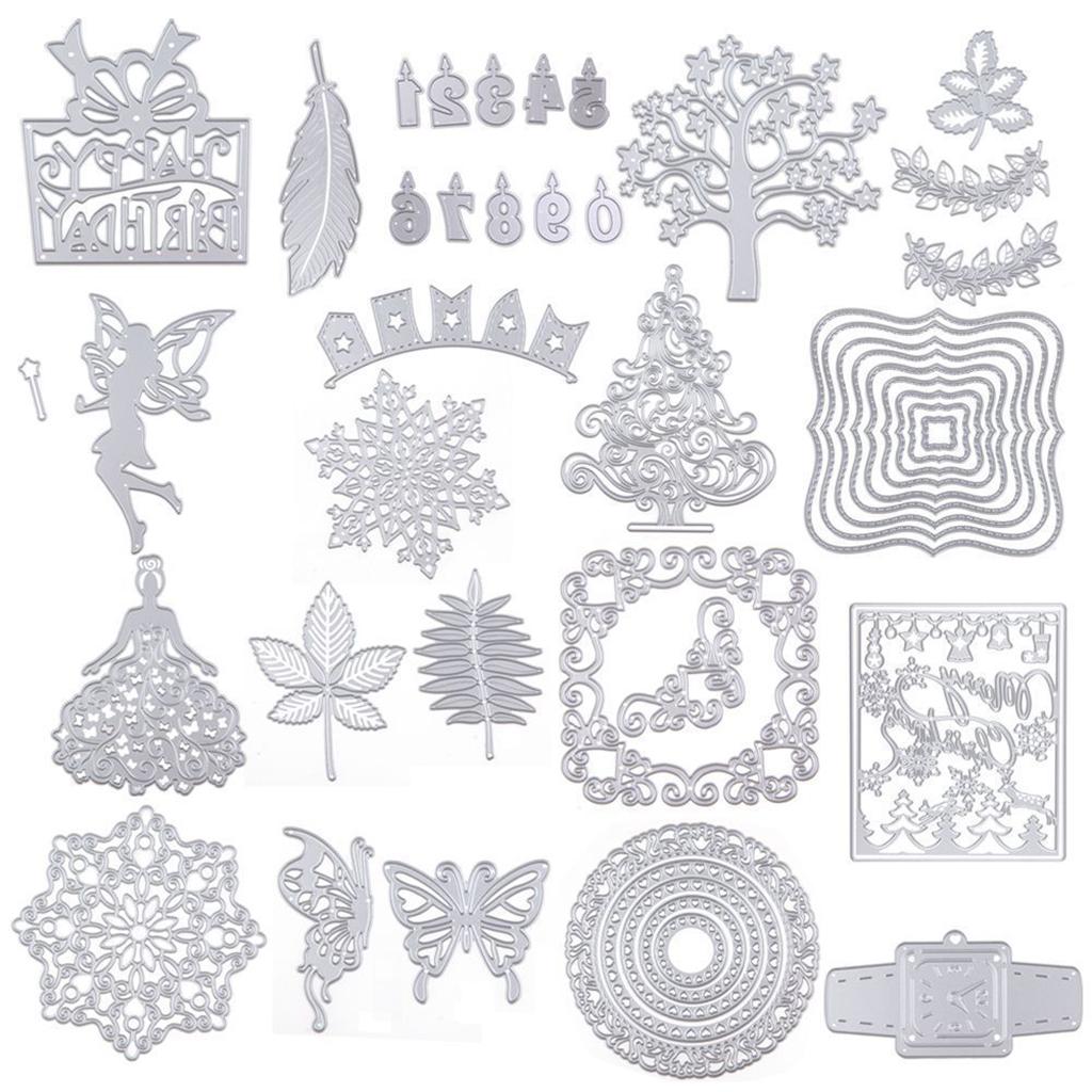 Metal Cutting Dies Stencil Scrapbooking Embossing Card Deer Tree