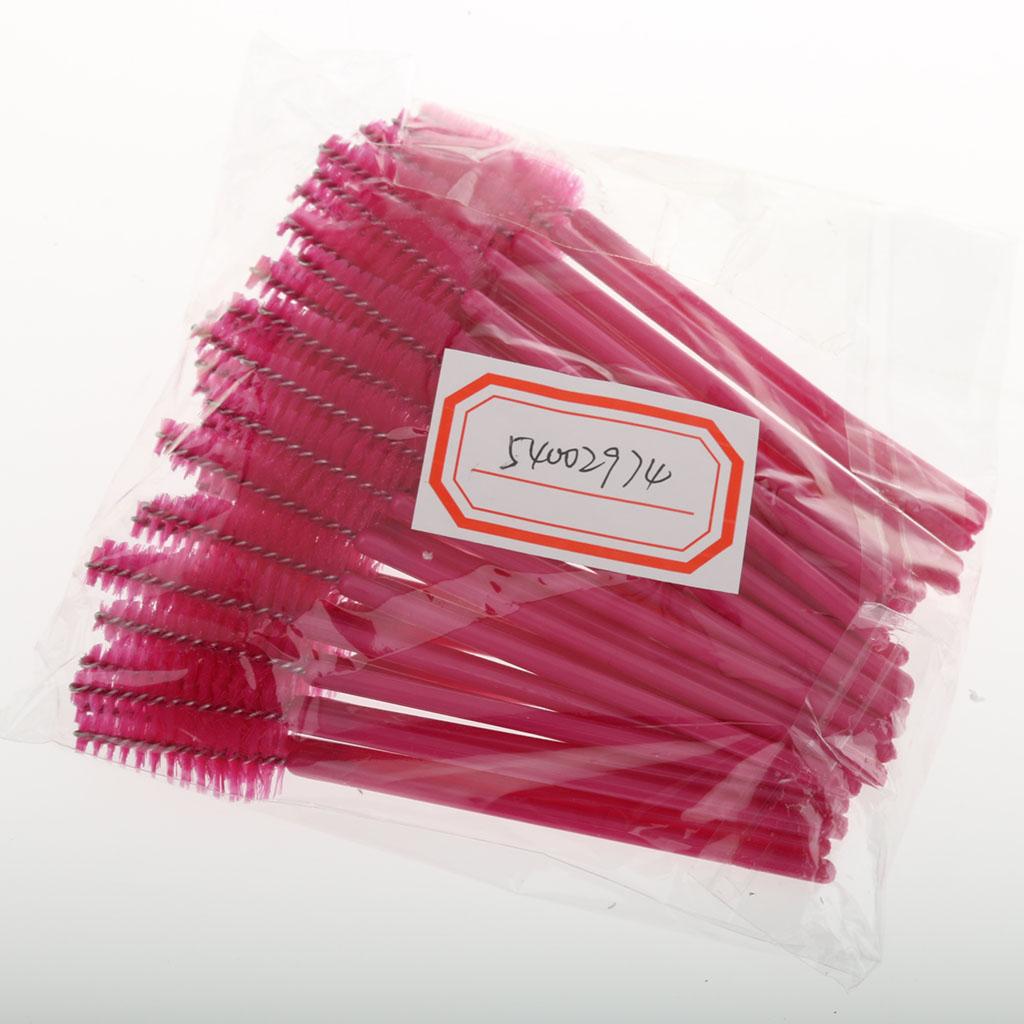 50x Disposable Eyelash Brush Mascara Wands Applicator Makeup Cosmetic Tool 4