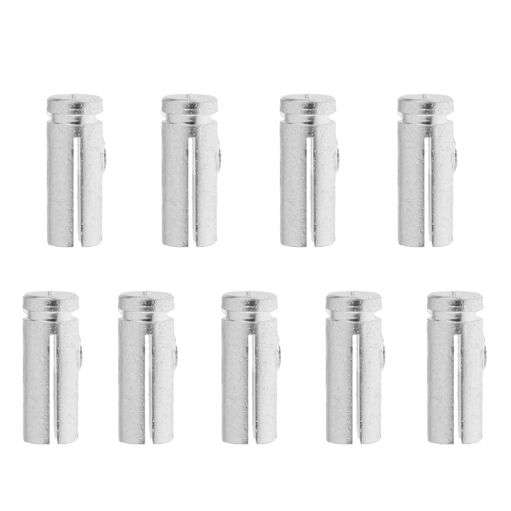 Set of 9 Pieces Anodised Aluminum Dart Flight Savers / Protectors Silver