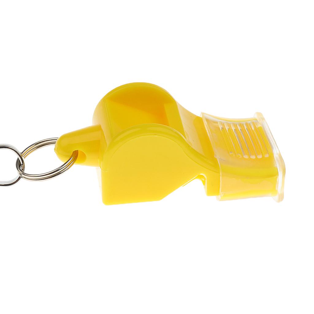 Soccer Referee Whistle Team Sports / Survival Camping Hiking Rescue  Yellow