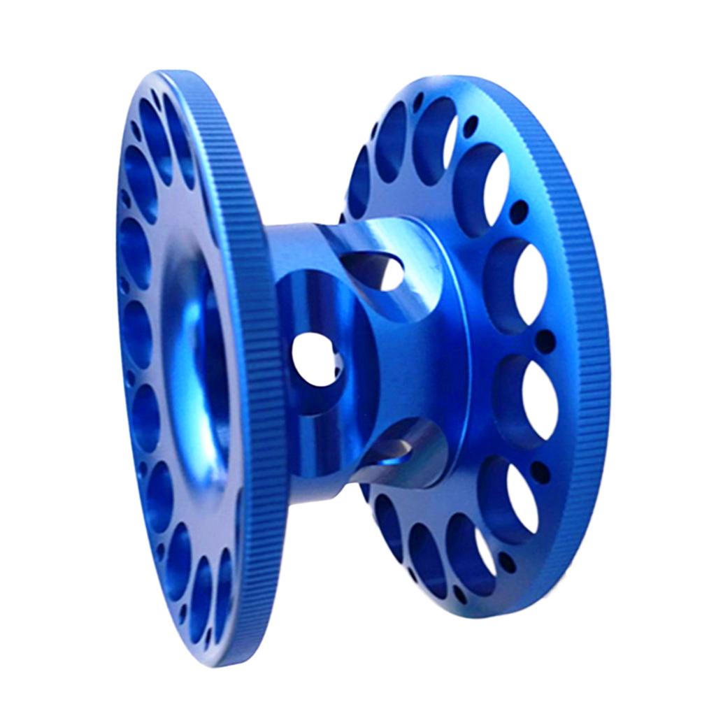 Lightweight Aluminum Alloy Scuba Diving Finger Reel Guide Line Spool Blue