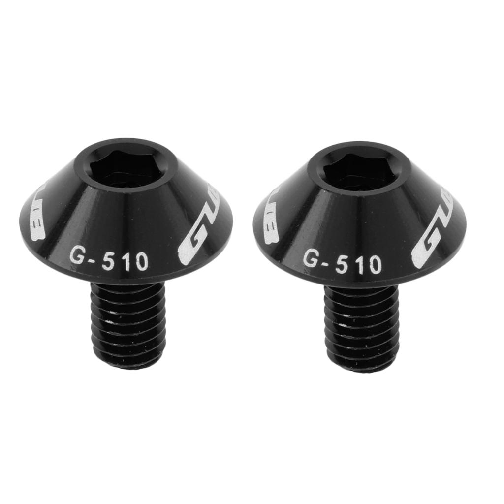 2x Aluminum Alloy Bike Bicycle Water Bottle Cage Kettle Holder Bolts Screws