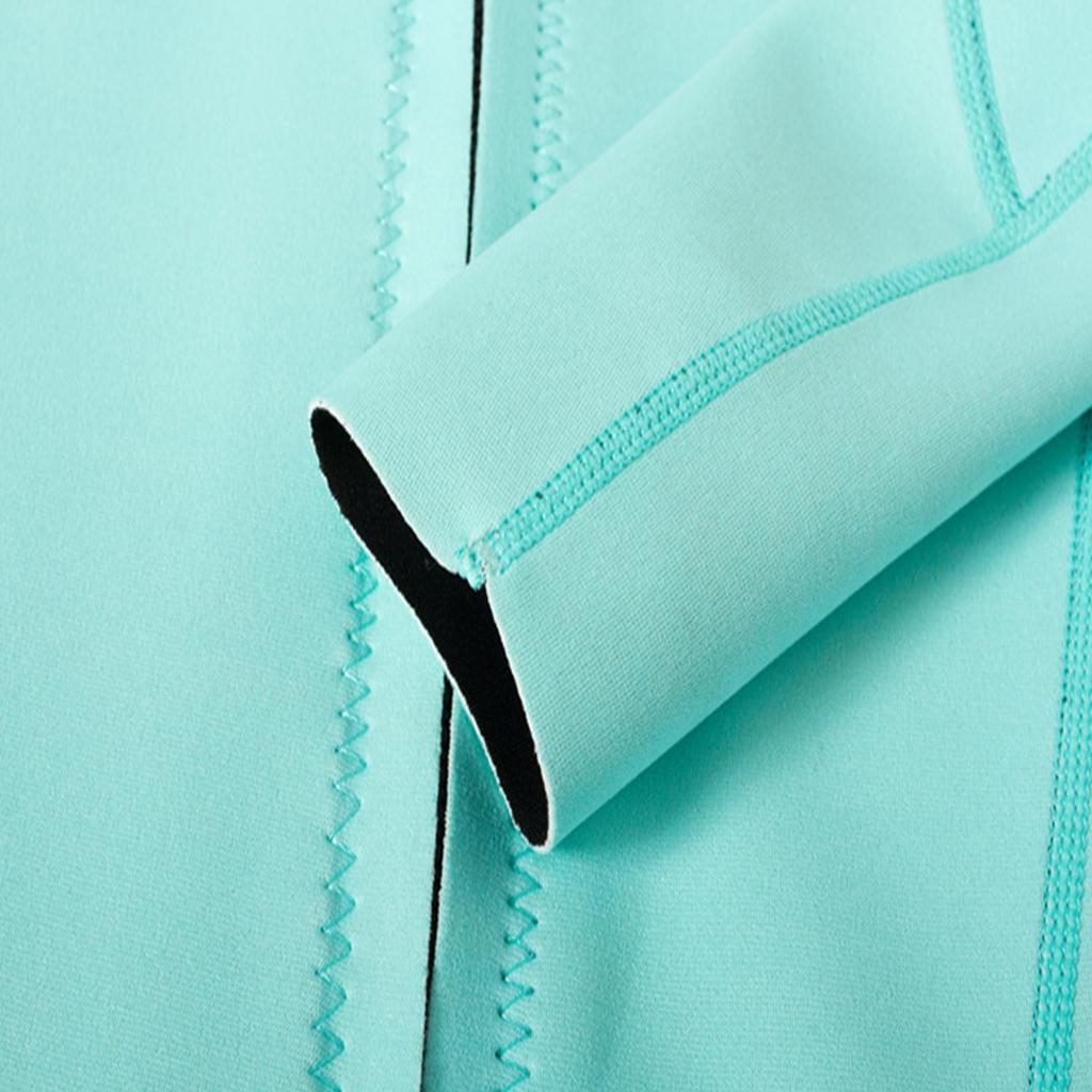 Details about  / Top Cover Wetsuit Long Sleeves Dive Jacket Suit for Women /& Teens Cyan