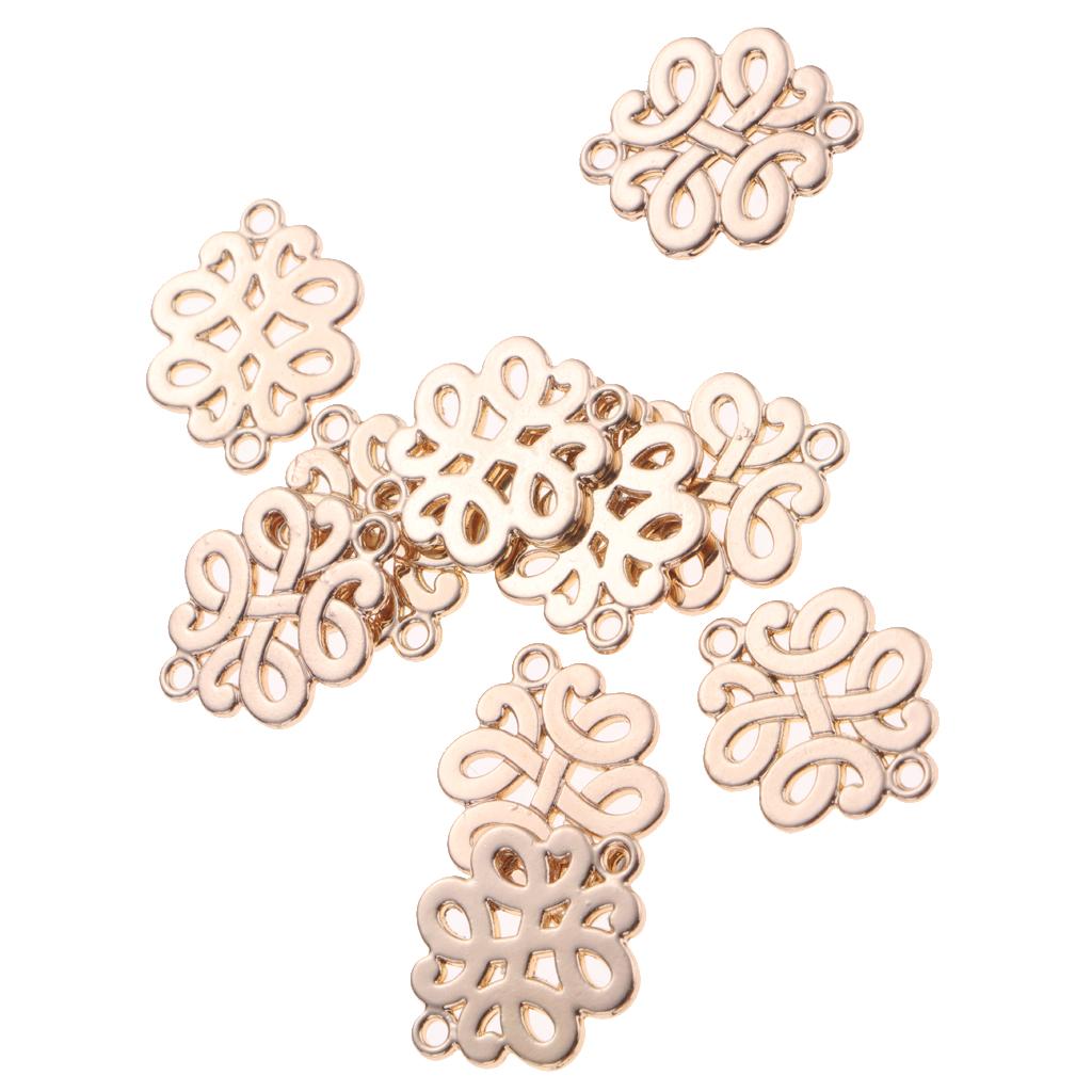 10pcs Ethnic Tribe Earring Necklace Bracelet Connector DIY Flower 2