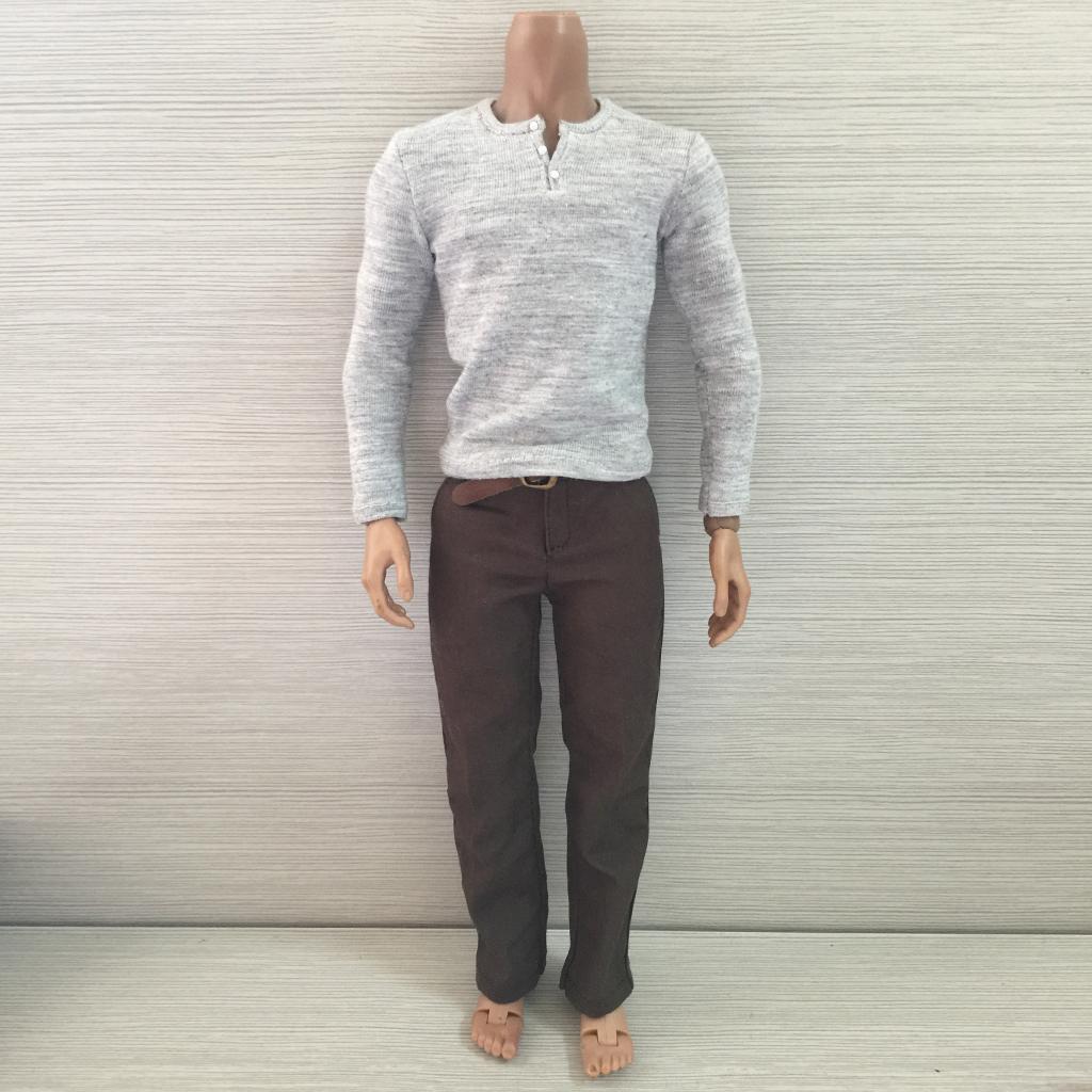 1//6 Scale Men/'s Outfits Clothes Set For 12/'/' Hot Toys Action Figure Accessories