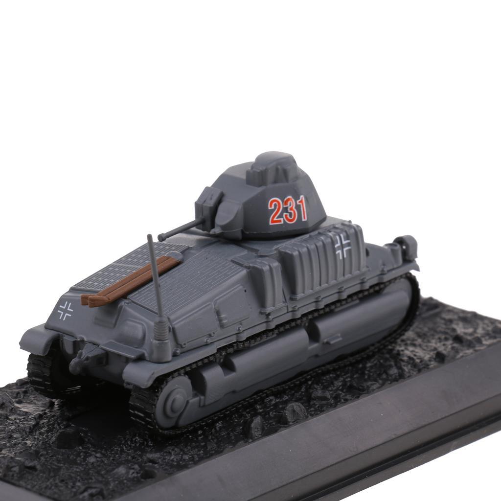 1//32th Diecast Military Marder III Sd.Kfz 139 Tank Army Vehicle Model Toy 1:72