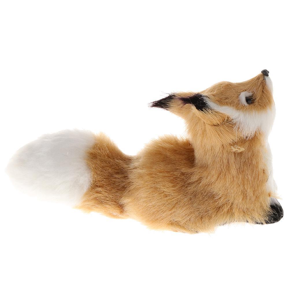 Simulation Brown Animal Plüschtier Mit Kunstfell Bequemes Kissen