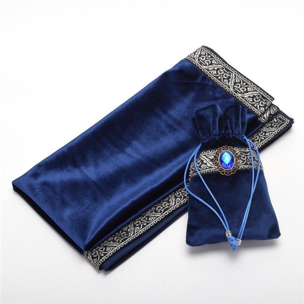 Tarot Table Cloth W// Divination Cards Bag Wicca Tablecloth Drawstring Pouch