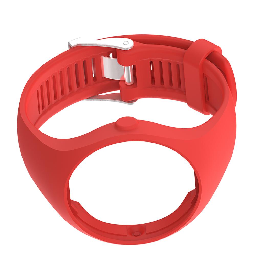 Silicone Gel Wrist Band Replacement Strap for Polar M200 Smart Watch Red