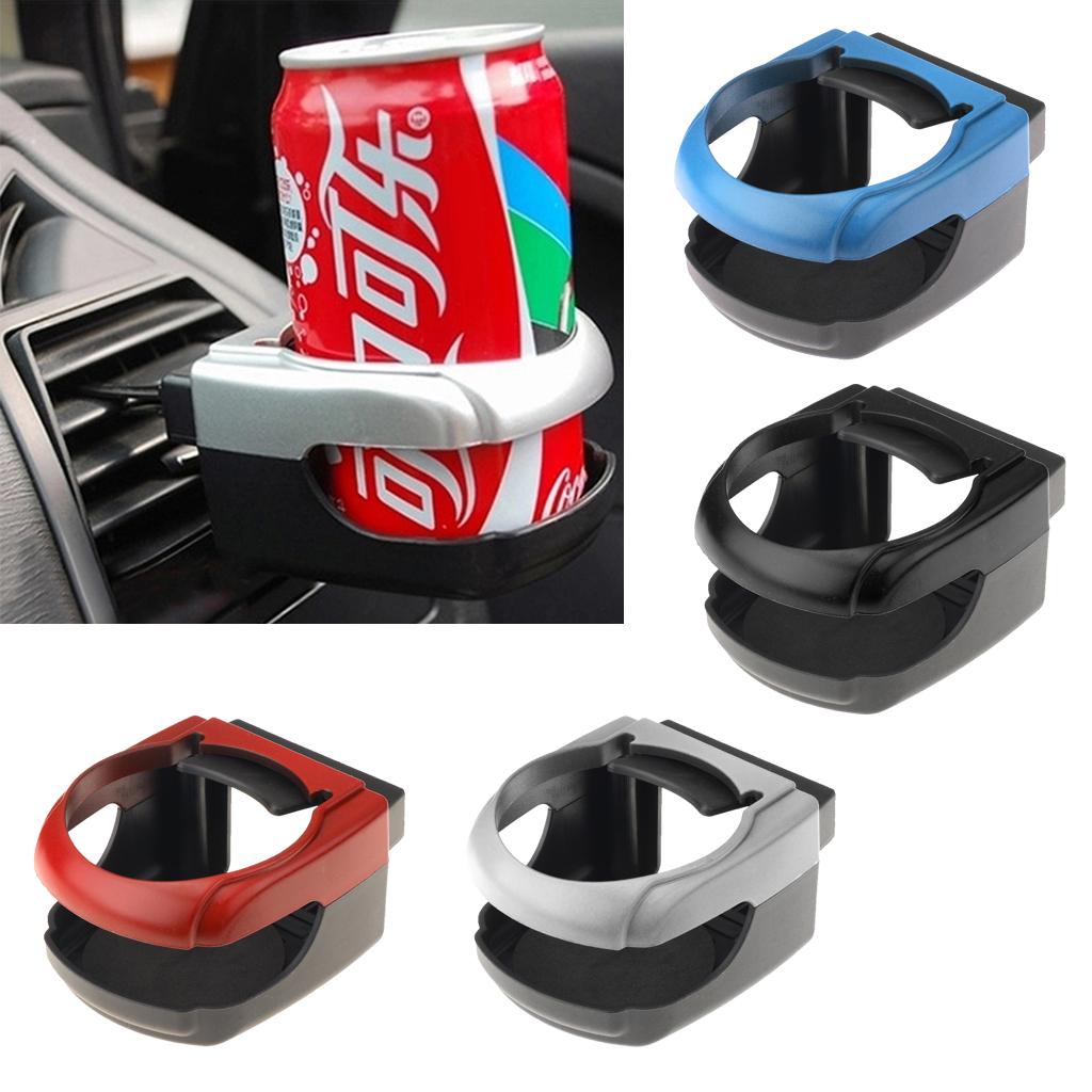 Car Air Vent Outlet Cup Holder Beverage Stand Mount Clip-on Holder black