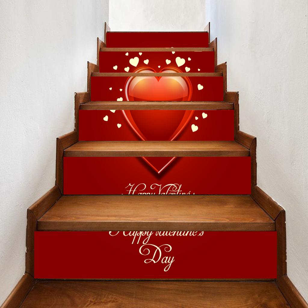 3D Stair Risers Decal Romantic Tiles Self Adhesive Photo Mural Decals #12