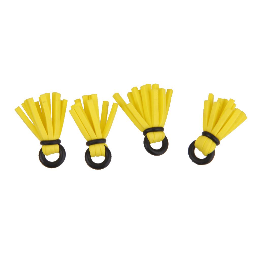 4pcs Float Foam Strike Indicator Fly Fishing Accessories - Yellow