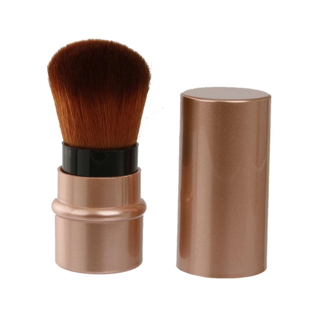 Too Faced Travel Retractable Blush Brush Telescopic Cosmetic Brush-Brown