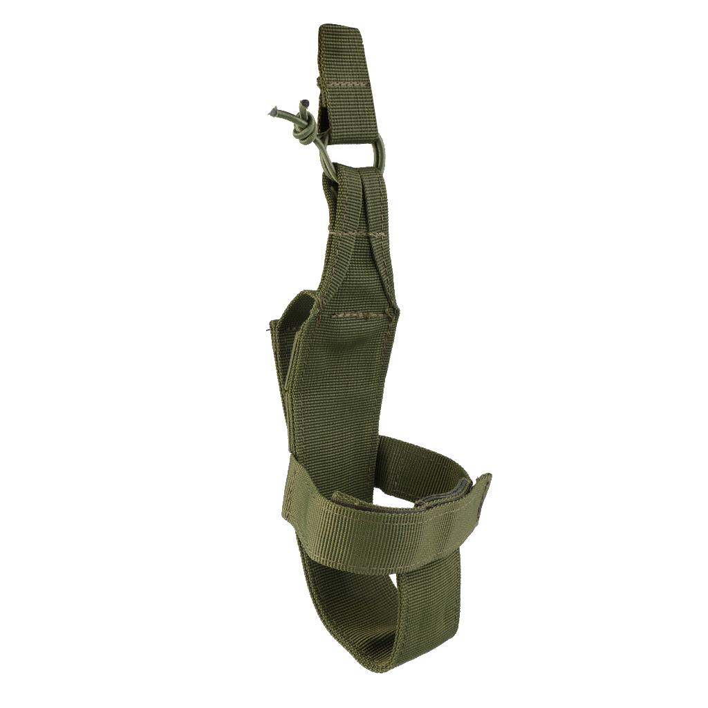 Tactical Molle Lightweight Water Bottle Holder Carrier Pouch Belt Bag Army Green