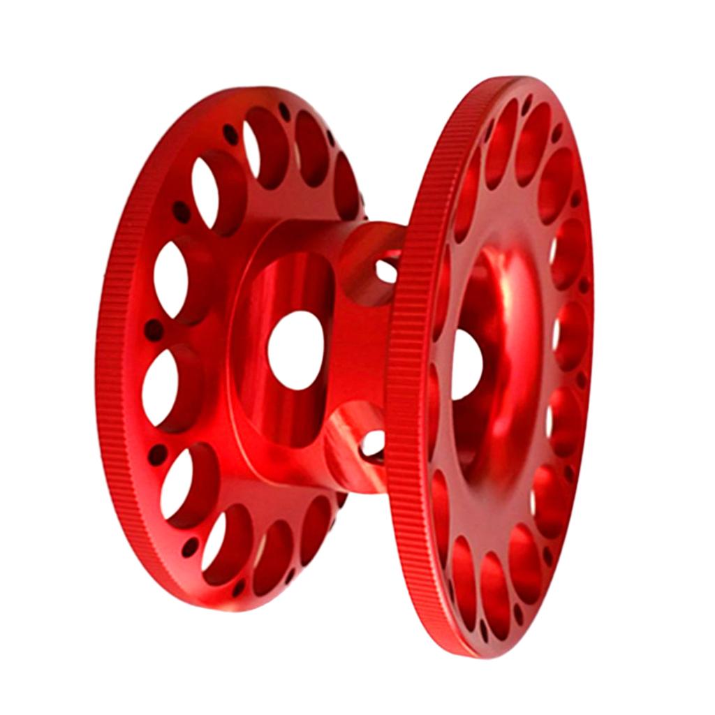 Lightweight Aluminum Alloy Scuba Diving Finger Reel Guide Line Spool Red