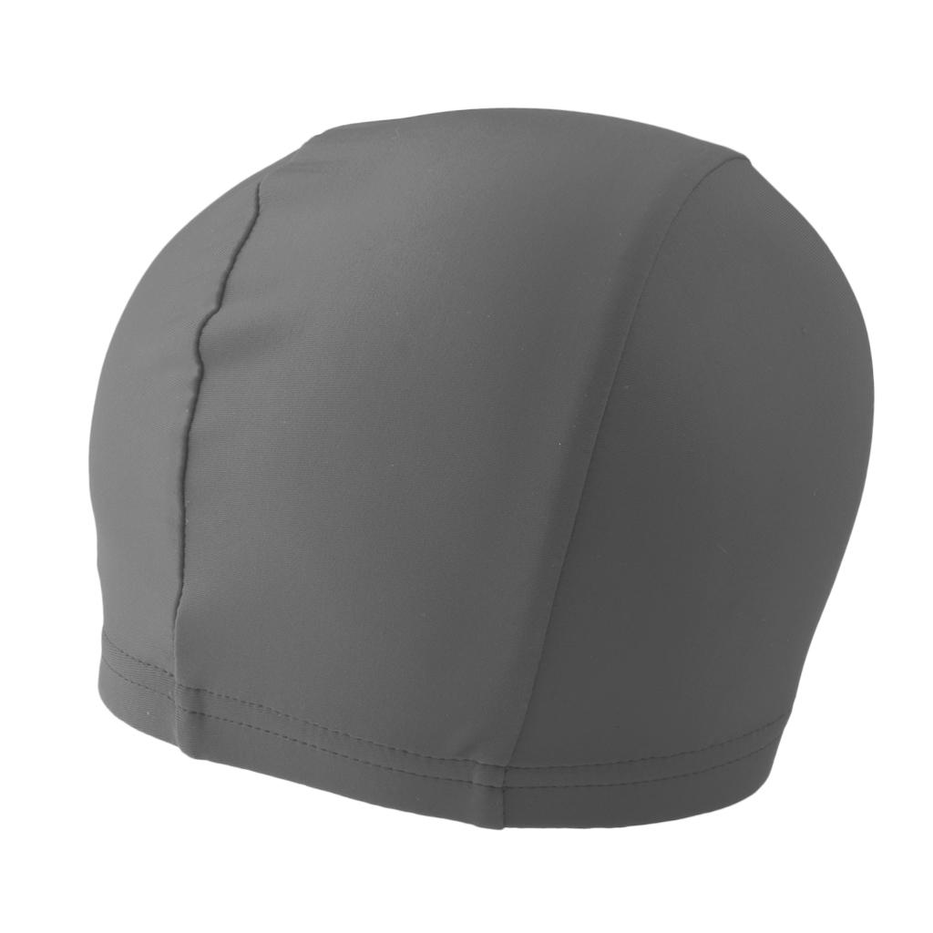 Skull Cap Under Helmet Liner for Cycling Swim Pool Bathing Dark Gray