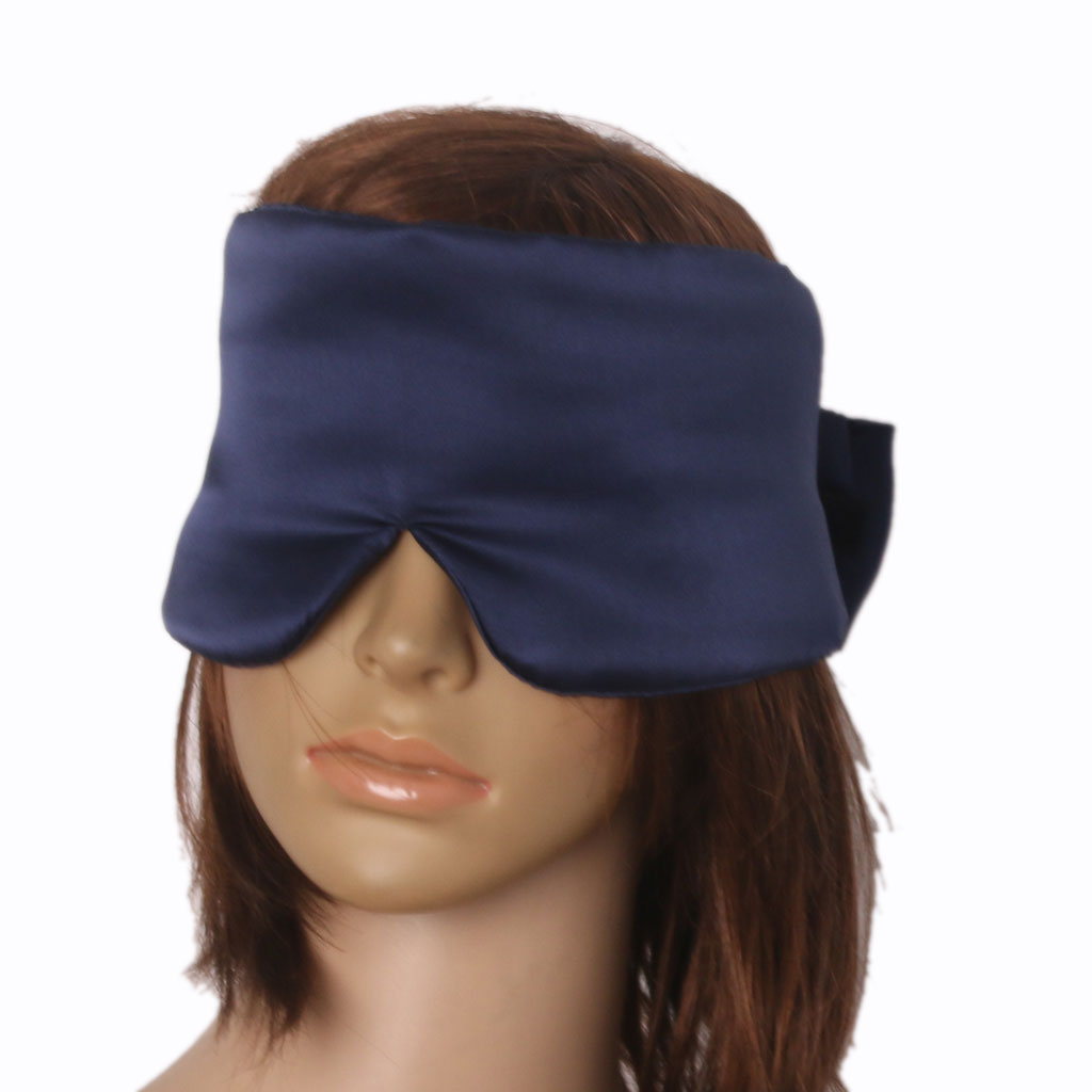 Oversized Eye Mask Sleeping Blindfold Shade Cover Dark blue