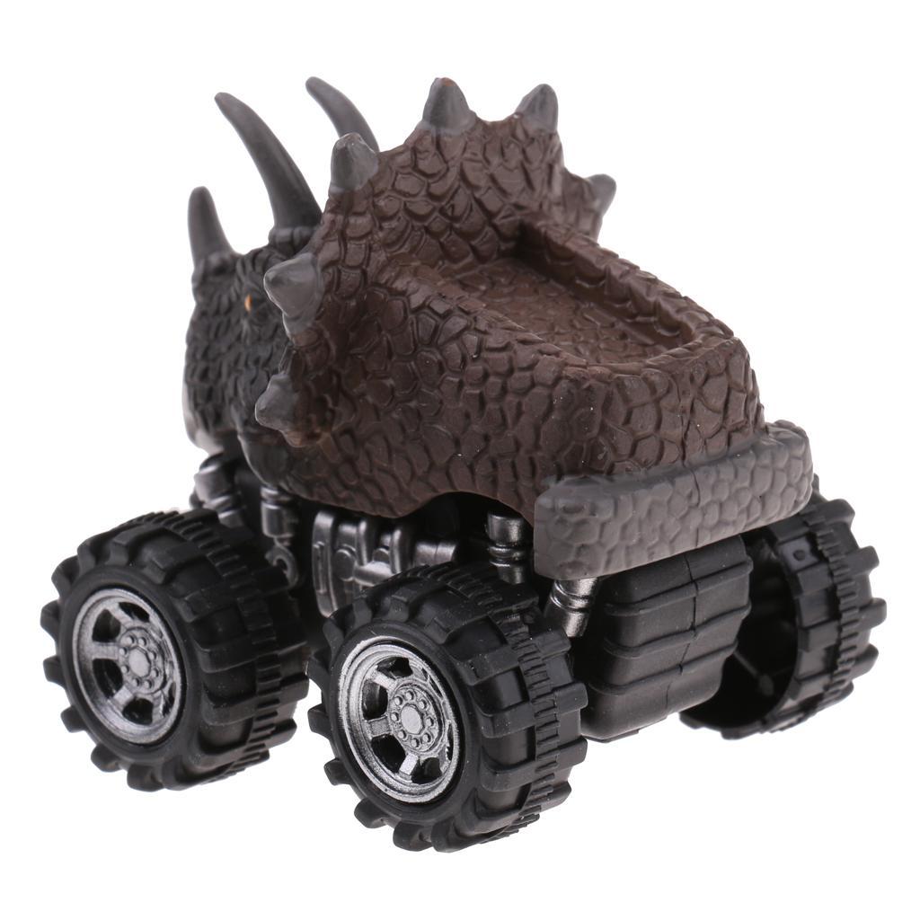 Multi Fashion Dinosaur Vehicle Model Pull Back Car Toy Kids Child Cool Fun Gift