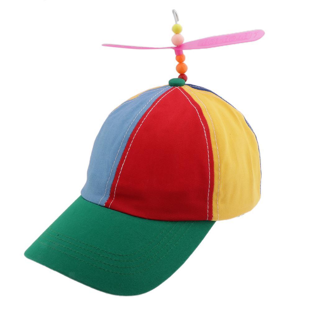 Eltern-Kind-Propeller Bamboo Pole Hat Baseballmütze Duck Tongue Hat 