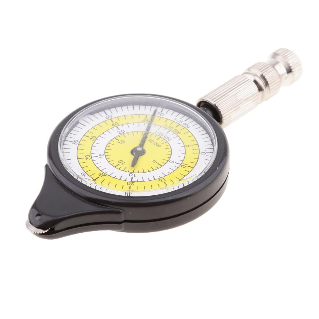 Car Motorcycle Odometer Multifunction Compass Curvometer for Travel Camping Hiking LX-3