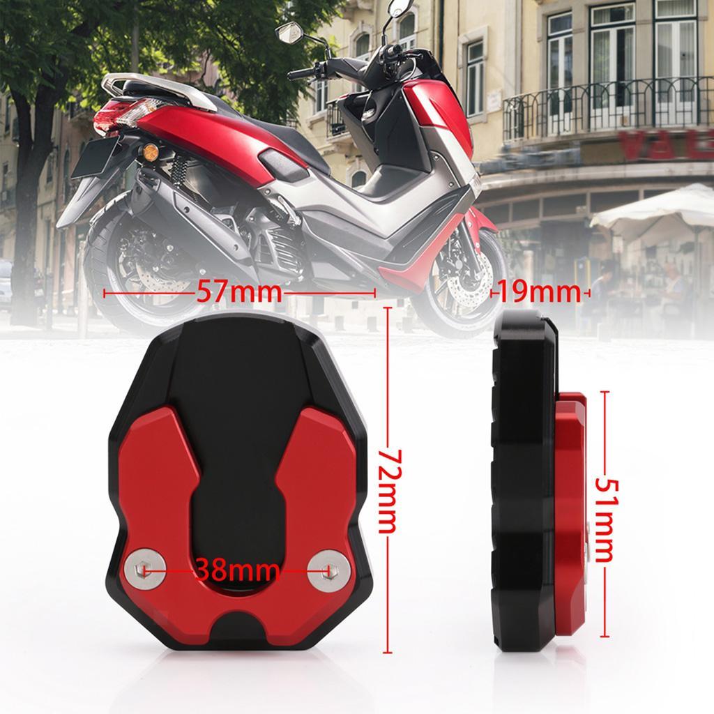 Motorcycle Side Stand Kickstand Enlarge Pad for Yamaha XMAX 300 2017-2018